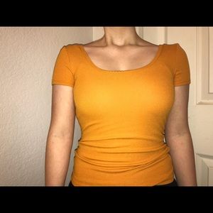 Orange shirt